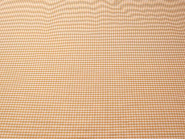 Baumwollstoff Vichy-Caro in orange